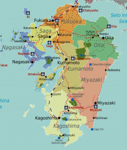 Japan_Kyushu_Map