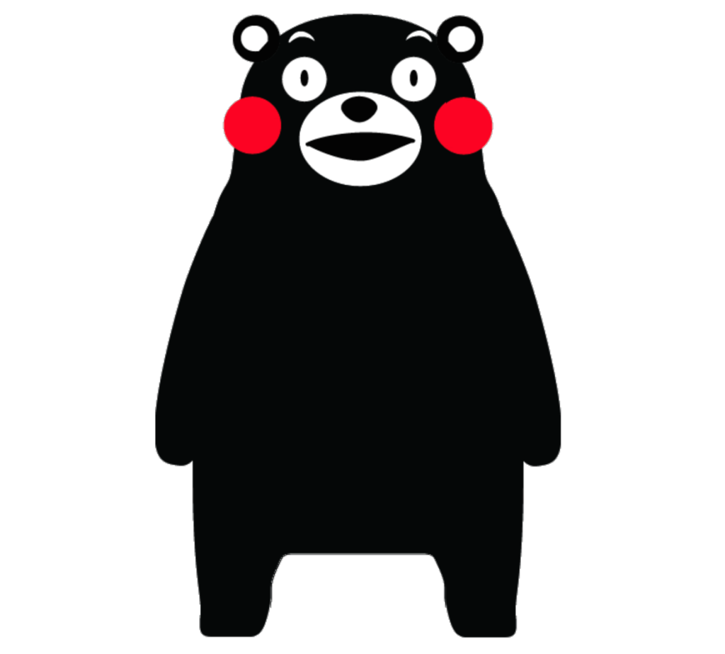 black bear with red cheeks
