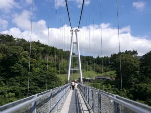 highest pedestrian bridge japan Kokonoe Yume Ohashi Kuju tour spot