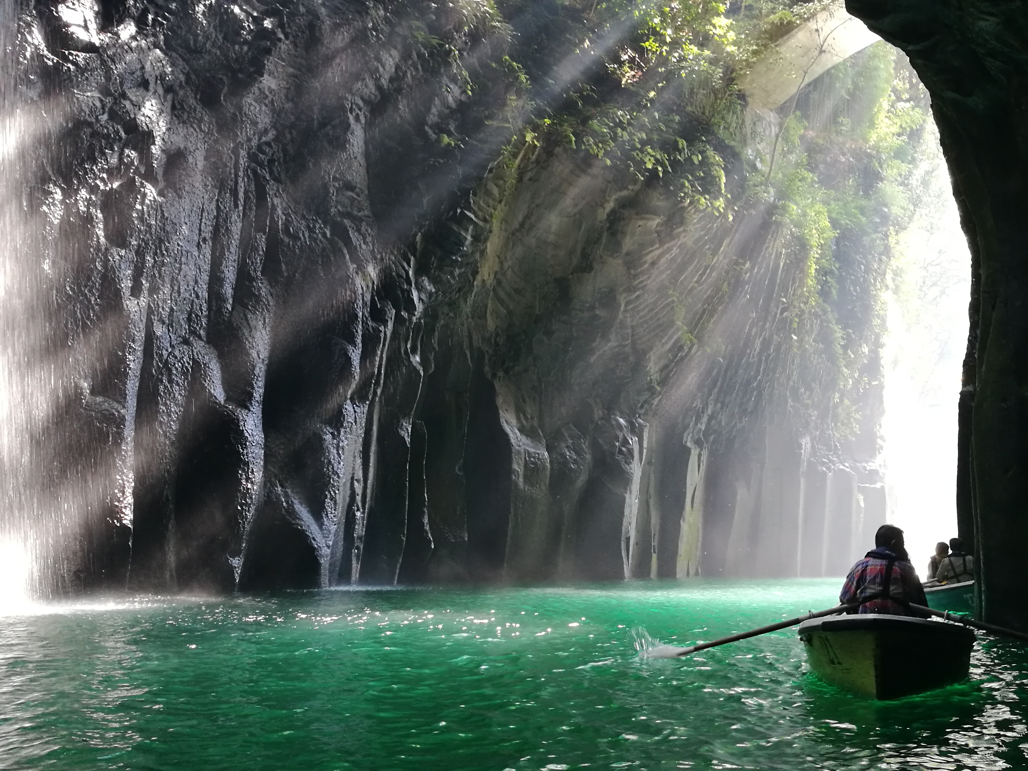 Rowing on Takachiho gorge