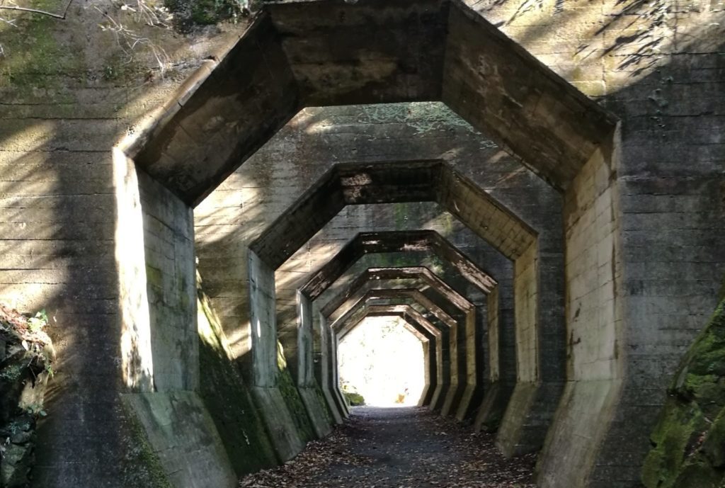 strange octagonal tunnel kumamoto