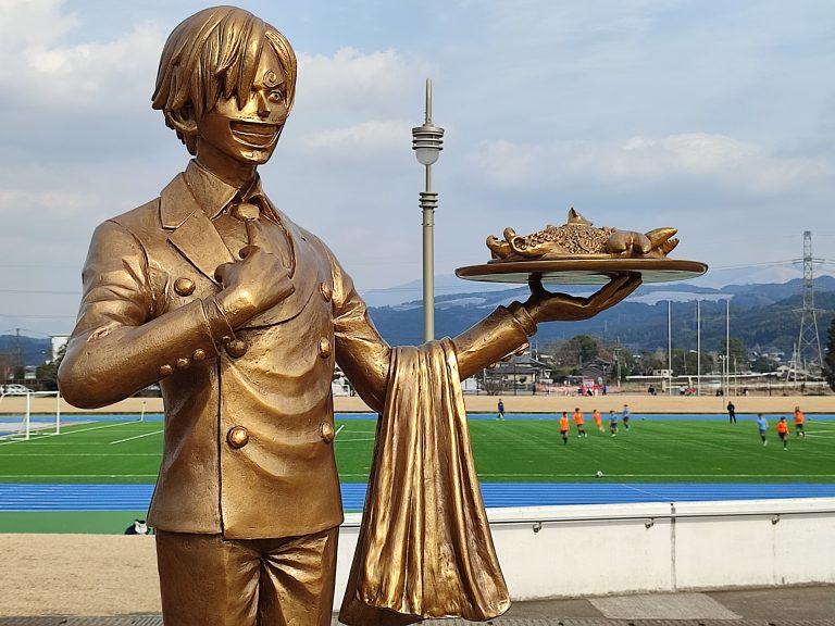Explore Kumamoto One Piece Tour - Sanji statue