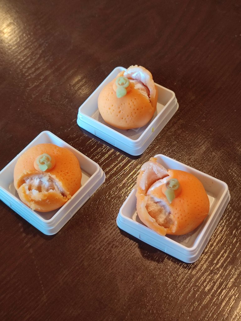 wagashi nerikiri orange