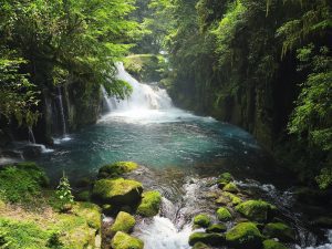 waterfall kikuchi gorge