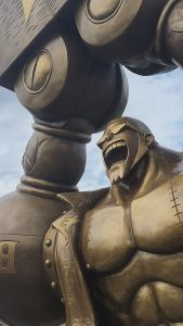 Kumamoto One piece tour franky statue
