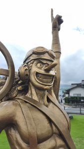 Kumamoto One piece Usopp statue