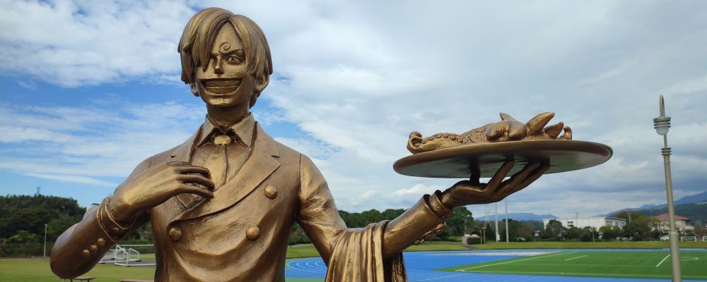 ONE PIECE Sanji World Collectable Bronze Figure Kumamoto Project