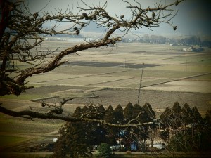 Kofun tomb aso caldera