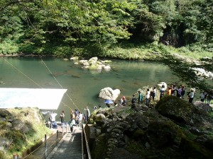Rowing boat landing stage     