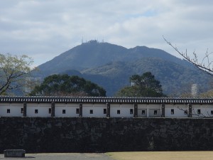 Kumamoto castle walls      