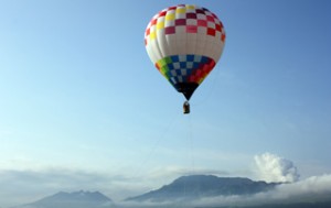 Aso hot air balloon  