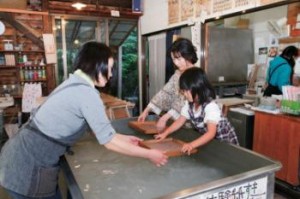 Washi paper making     